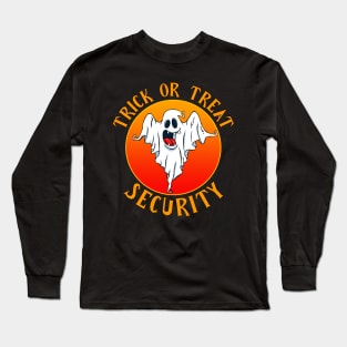 Halloween Security for Trick or Treat party Long Sleeve T-Shirt